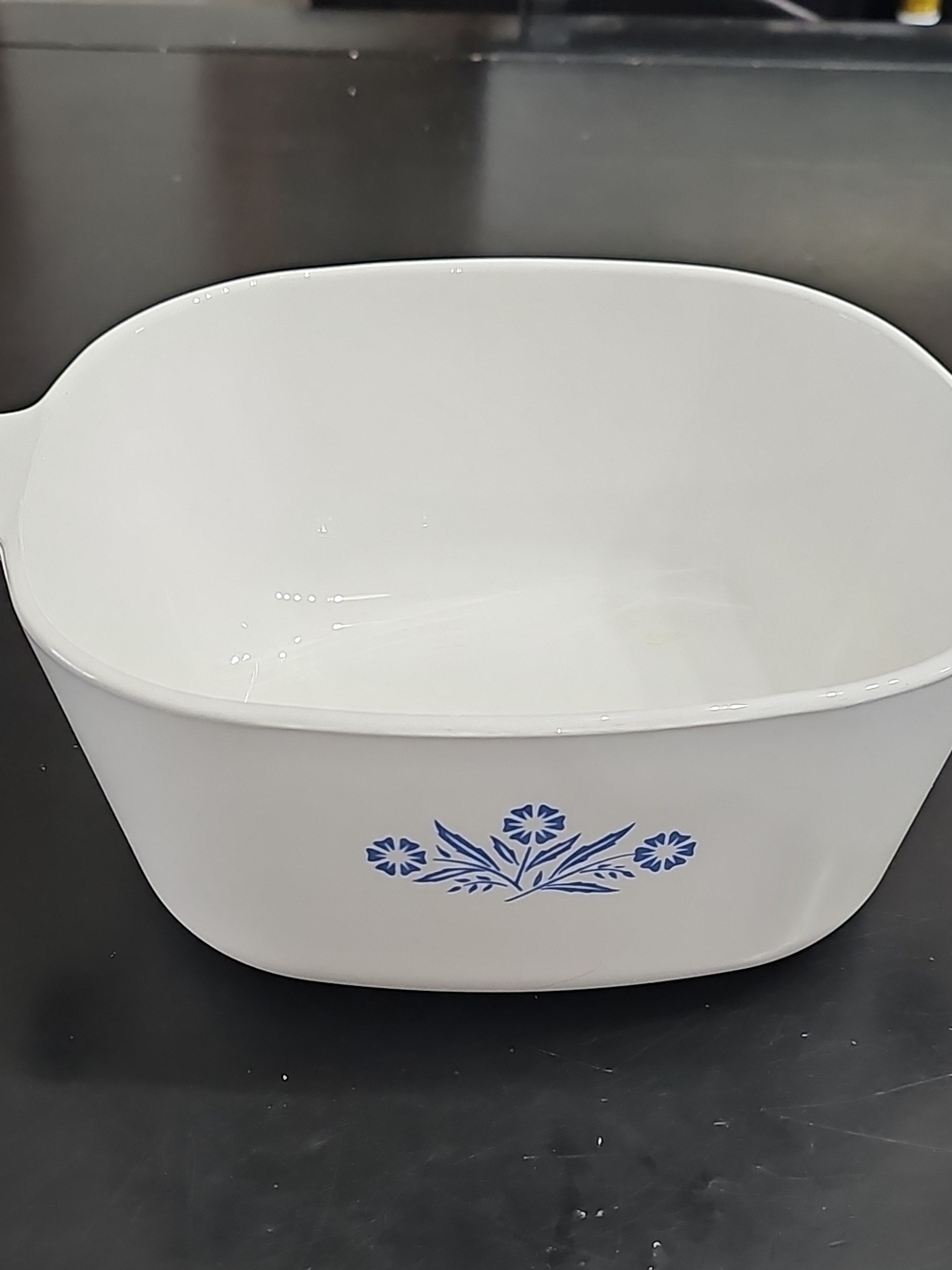 CorningWare Square Casserole Dish P-2 1/2-B 2 1/2 QT Blue Cornflower